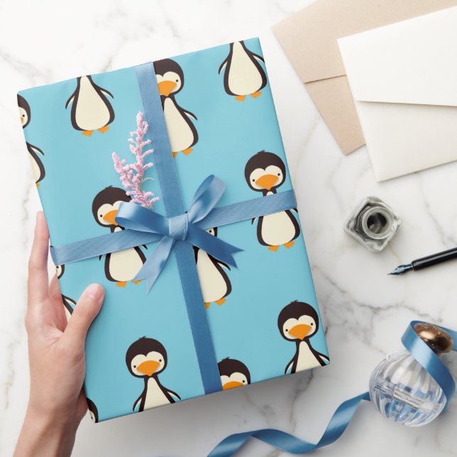 Penguin Wrapping Papper Presentpapper (Gifting)