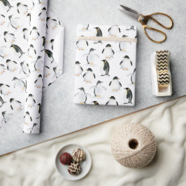 Penguin Wrapping Papper Presentpapper