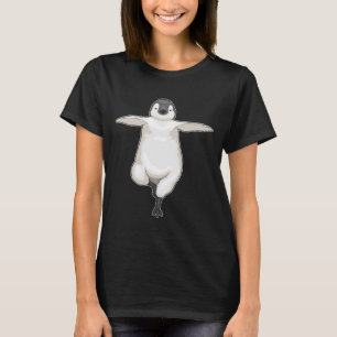 Penguin Yoga Fitness Gymnastics T Shirt