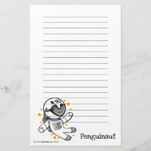 Penguinaut handstilpapper brevpapper