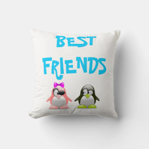 PENGUINER FÖR BÄSTA VÄNNER KUDDE