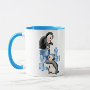 Penguiner i Antarctica Mugg