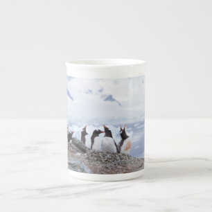 Penguiner i Antarktis Benporslin Mugg