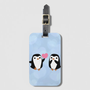 Penguiner i Kärlek Bagagebricka