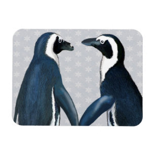 Penguiner i Kärlek Magnet