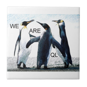 penguiner kakelplatta