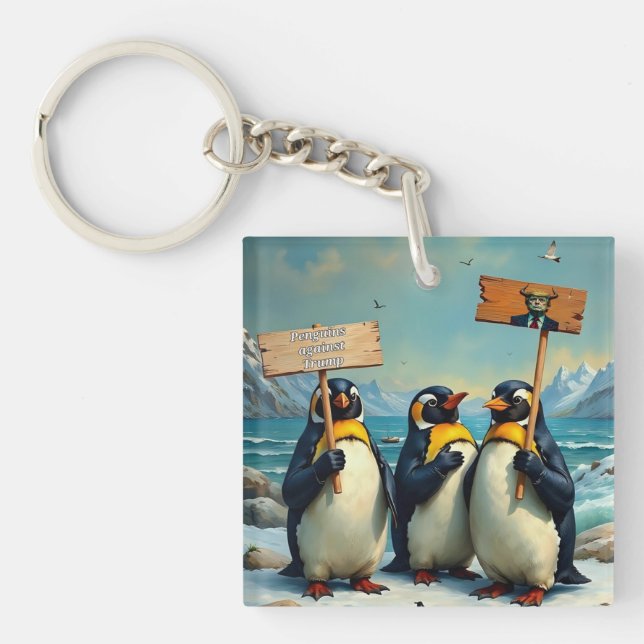 Penguiner mot trump (Framsidan)