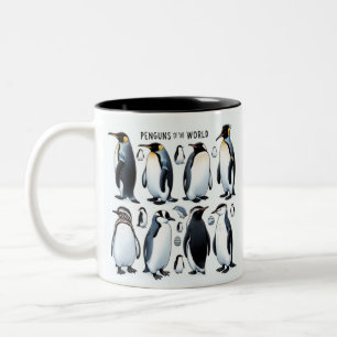 Penguiner Mugg, Cute Penguin-kaffe Mugg