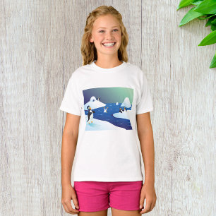 Penguiner och is t shirt