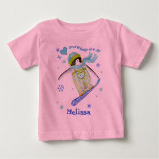 Penguiner på Play, Snöbordning, Spädbarn T-shirt