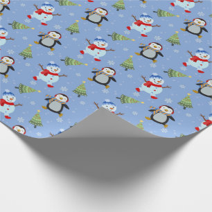 Penguiner, Snögubbar och Julgranar  Presentpapper