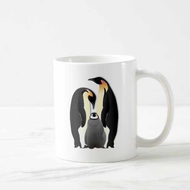 penguinfamilj kaffemugg (Höger)