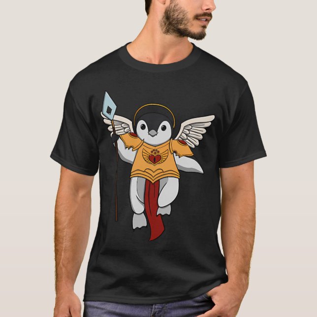 Penguinius den Älskade T Shirt (Framsida)