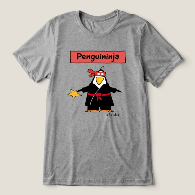 PENGUINJA penguin ninja av Sandra Boynton T-Shir T Shirt (Design Framsida)