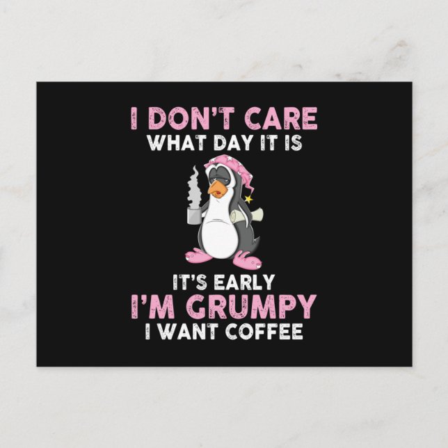 Penguinkaffe Vykort (Framsida)