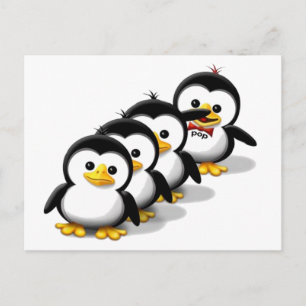 Penguinlås Vykort