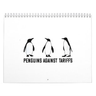 Penguins against Tariffs Anti Trump Taxesx Politik Kalender
