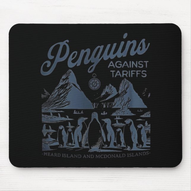 Penguins against Tariffs Heard Island Funny Trump Musmatta (Framsidan)