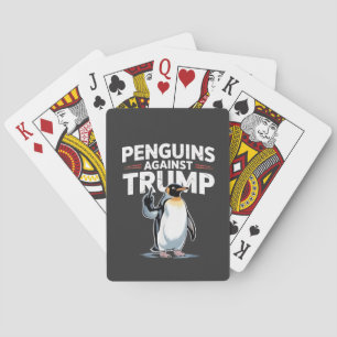 Penguins against Trump Anti Trump ResistTarrifs Casinokort