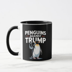 Penguins against Trump Anti Trump ResistTarrifs Mugg