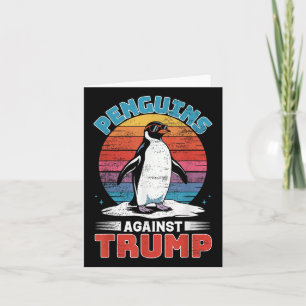 Penguins against Trump Penguin Flippers Up AntiTR Kort