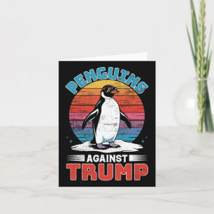 Penguins against Trump Penguin Flippers Up AntiTR Kort