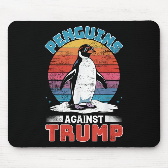 Penguins against Trump Penguin Flippers Up AntiTR Musmatta (Framsidan)