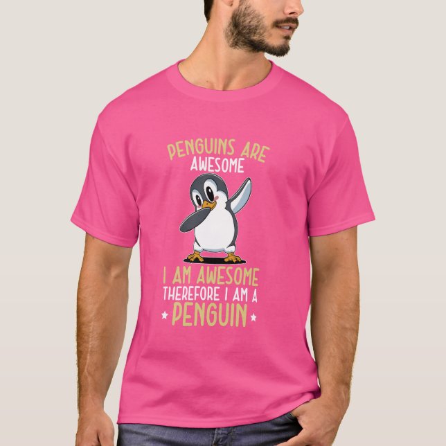 Penguins är Fantastisk I är Fantastisk Funny Pengu T Shirt (Framsida)