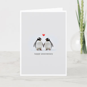 Penguins-årskort Tack Kort