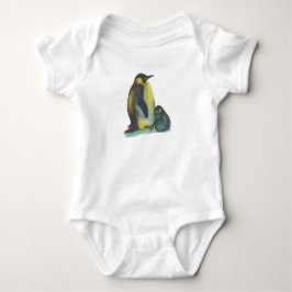 Penguins Baby Jersey Bodydräkt, vit Tröja