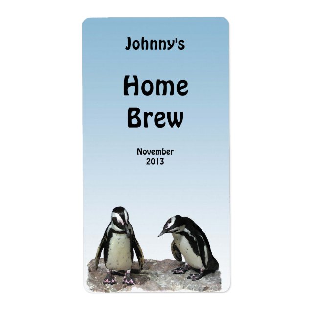 Penguins Beer-etikett Fraktsedel (Framsidan)