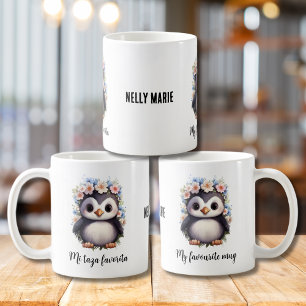 Penguins Bilingual Mi Taza Favorita Spain White Kaffemugg