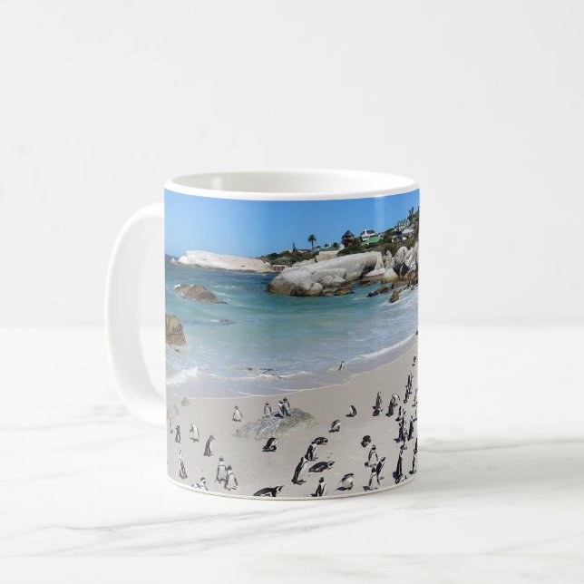 Penguins Boulders Beach | Sydlig Afrika Kaffemugg (Framsida vänster)