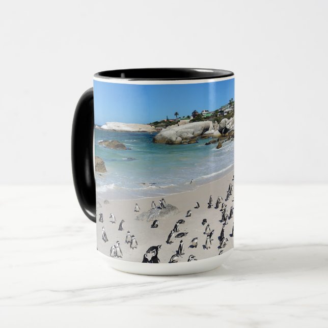 Penguins Boulders Beach | Sydlig Afrika Mugg (Framsida vänster)