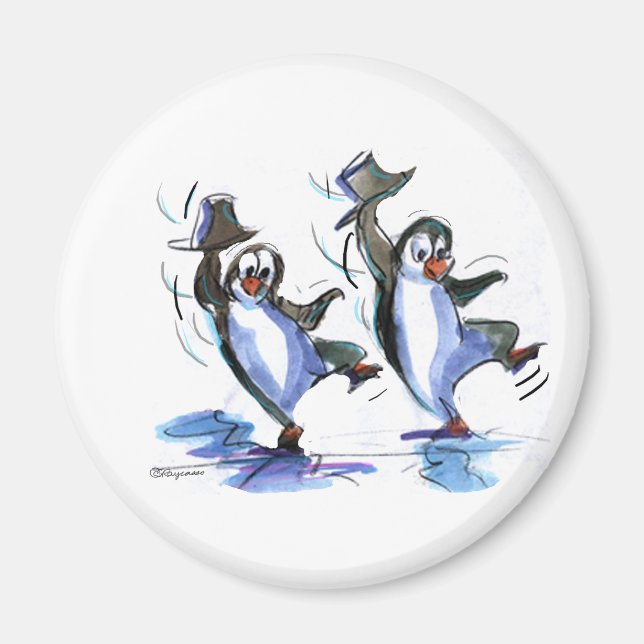 Penguins Dancing Magnet (Framsidan)