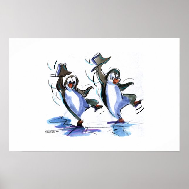 pEnGuInS dAnCiNg Poster (Framsidan)