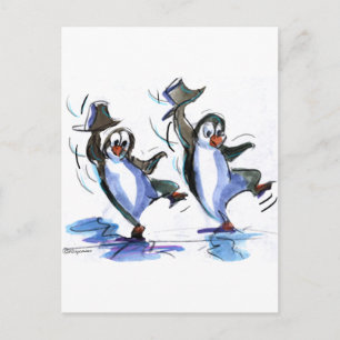 PeNgUiNs DaNciNg Vykort