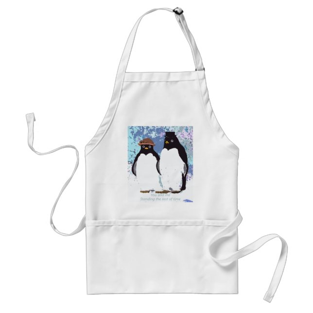 Penguins du och jag står ut med tidstestet förkläde (Framsidan)