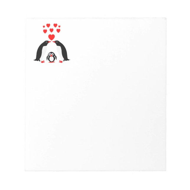 Penguins familj anteckningsblock (Framsida)