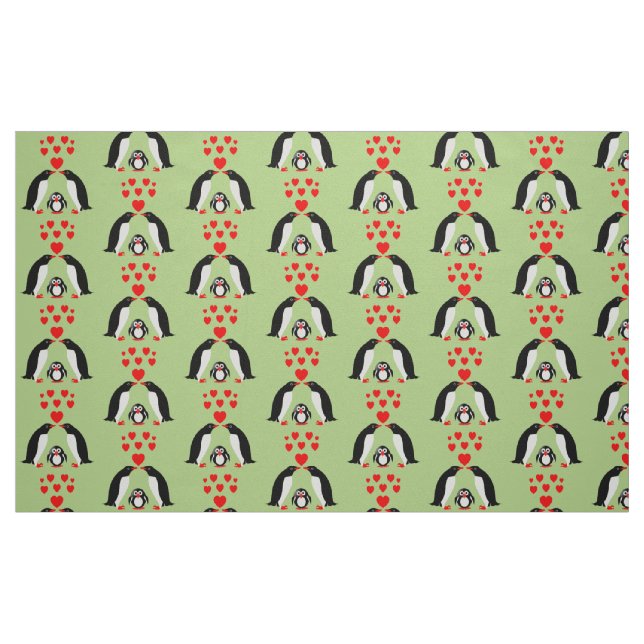 Penguins familj tyg (Fat Quarter)
