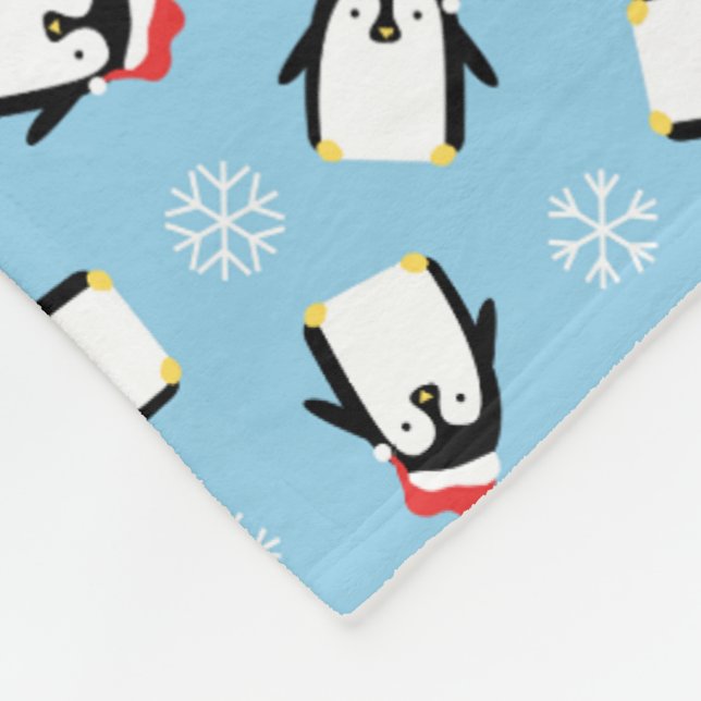 Penguins Fleecefilt (Hörn)