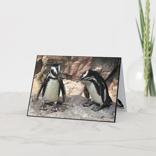 Penguins födelsedag kort (Framsida)