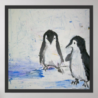 Penguins från Sarah Harris Art Print Poster