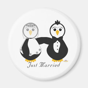 Penguins Gifta sig Ny gifta Magnet
