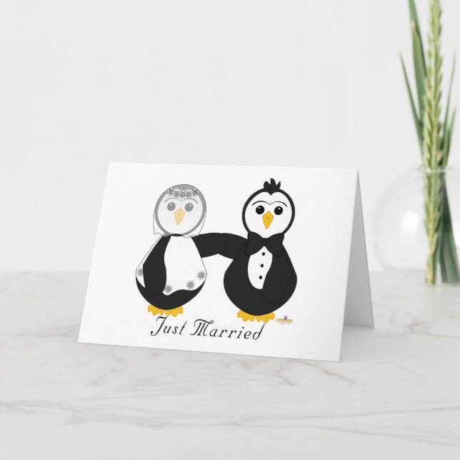 Penguins Gifta sig Ny gifta Meddelande (Framsida)
