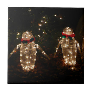 Penguins Helgdag Light-Visning Kakelplatta