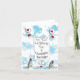 Penguins Inc Birthday Card Helgkort