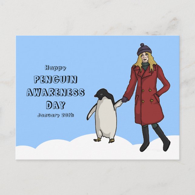 Penguins informationsdag, vykort (Framsida)