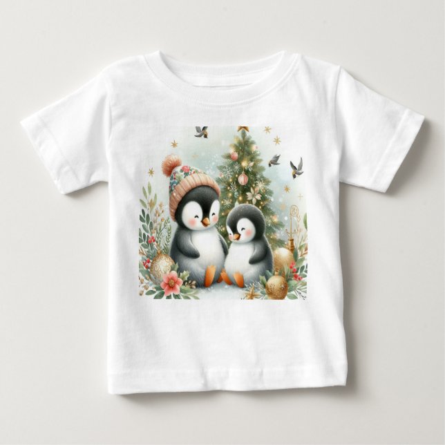 Penguins jul t shirt (Framsida)