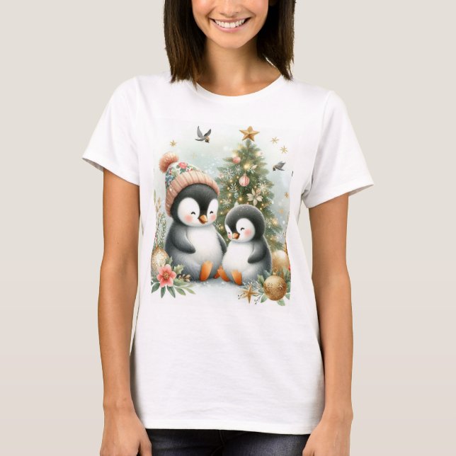 Penguins jul t shirt (Framsida)